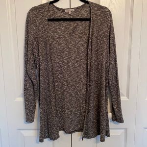 Grey cardigan, L